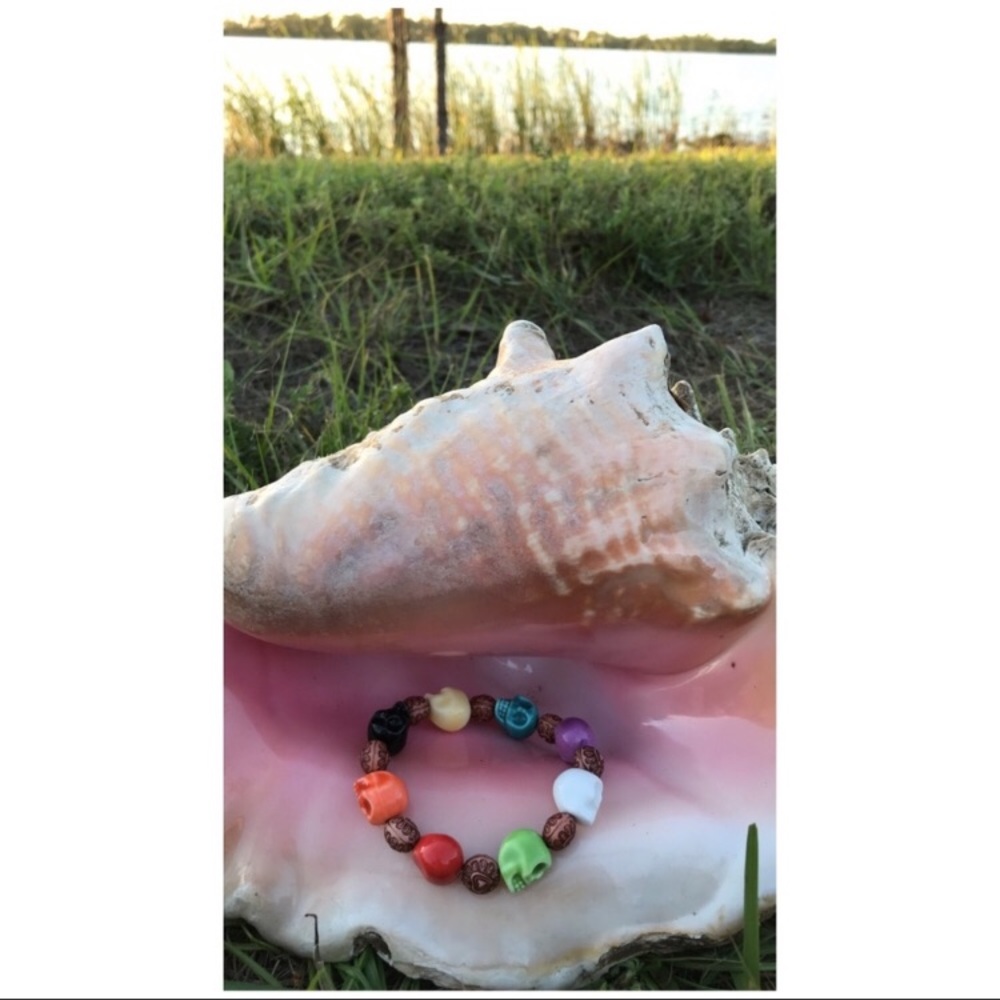 Handmade Skull Bracelet